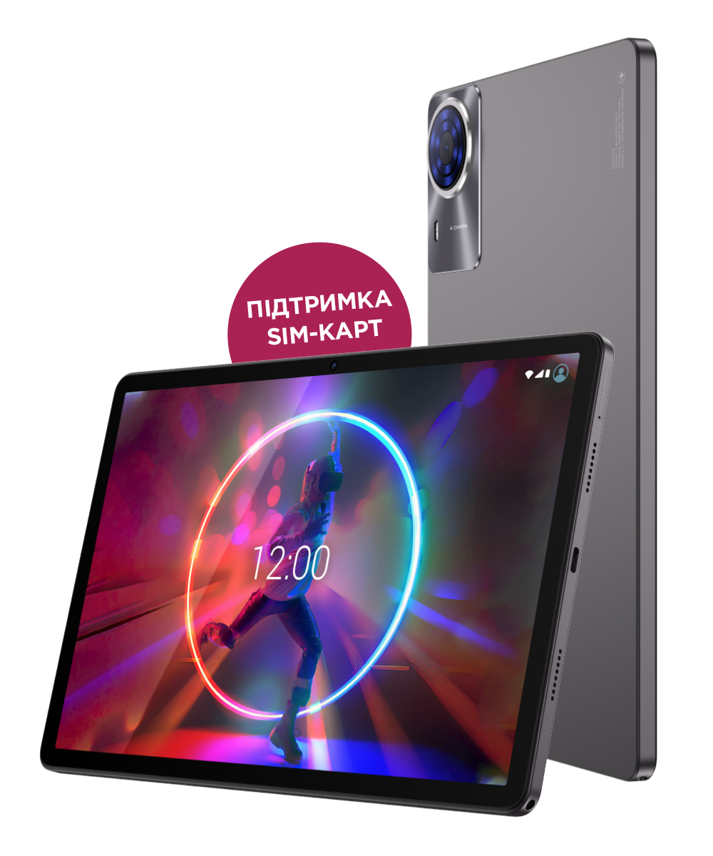 Планшет Sigma Tab A1035 ULTRA, 8000 мА·год, 8+256Gb, темно-сірий — фото 9