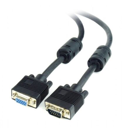 Подовжувач premium VGA, 3+ 9C VGA HD15M/HD15F, подвійне екранування