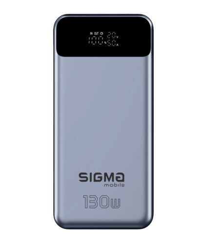 Портативний акумулятор Sigma X-power SI30A7QLX, 30000 мА·год, сріблястий
