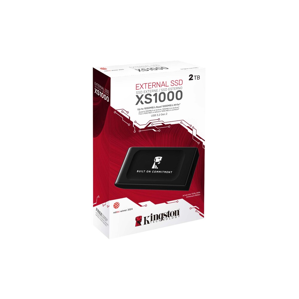 Портативний SSD Kingston XS1000 2 ТБ USB 3.2 Gen2 — фото 3