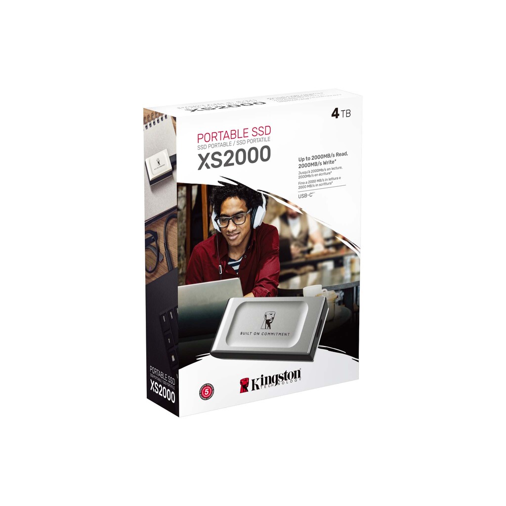 Портативний SSD Kingston XS2000 4TB USB Type-C — фото 3