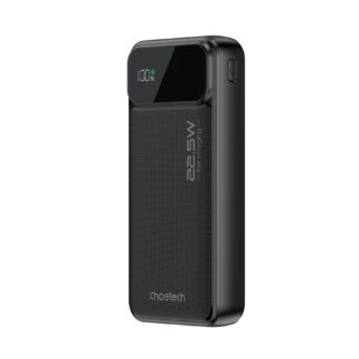 Портативний зарядний пристрій, 20000 mAh, PD 22,5 Вт, чорний Choetech