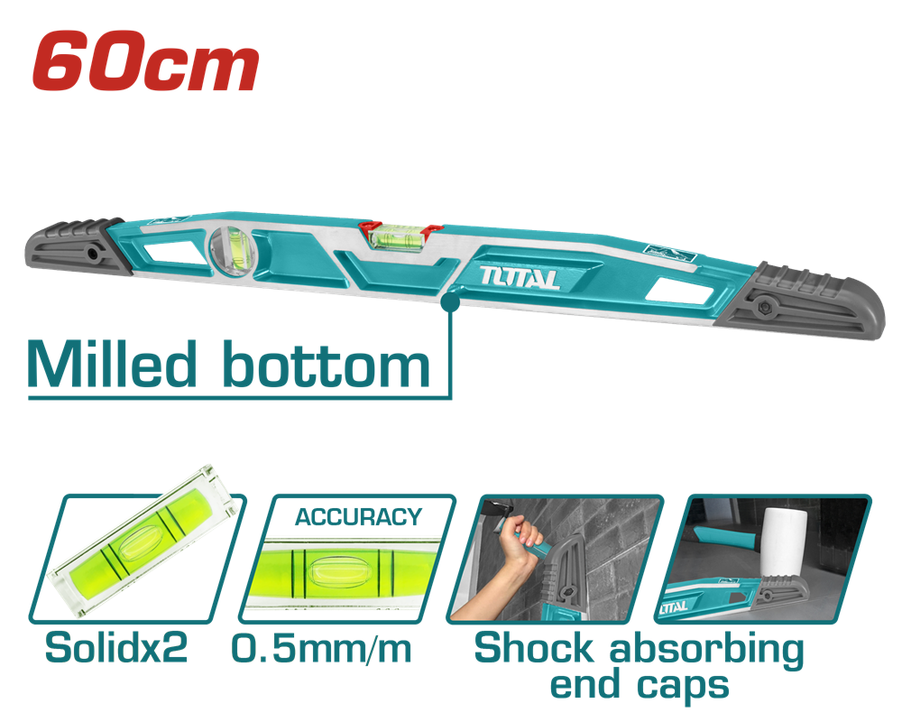 Рівень будівельний TOTAL TMT221606 60 см