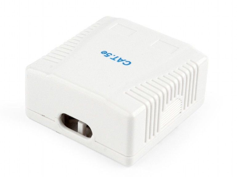 Розетка на 2 порти з екраном RJ-45, 5 Е cat, зовнішня Cablexpert