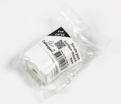 Розетка однопортова з екраном RJ-45, 5 Е cat, зовнішня Cablexpert