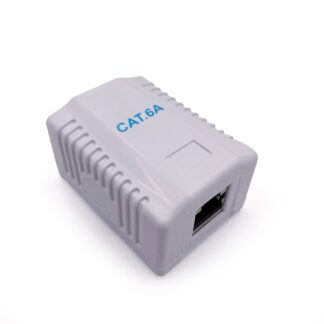 Розетка однопортова з екраном RJ-45, 6A cat, зовнішня Cablexpert