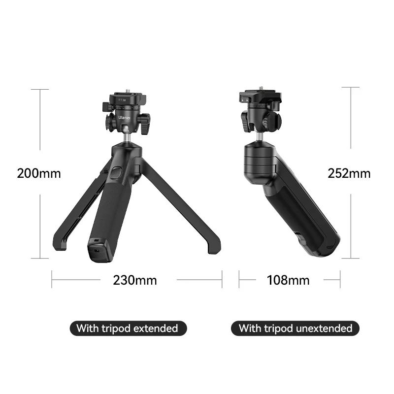 Ручка мініштатив Ulanzi TT38 One-click Opening Tripod — фото 5
