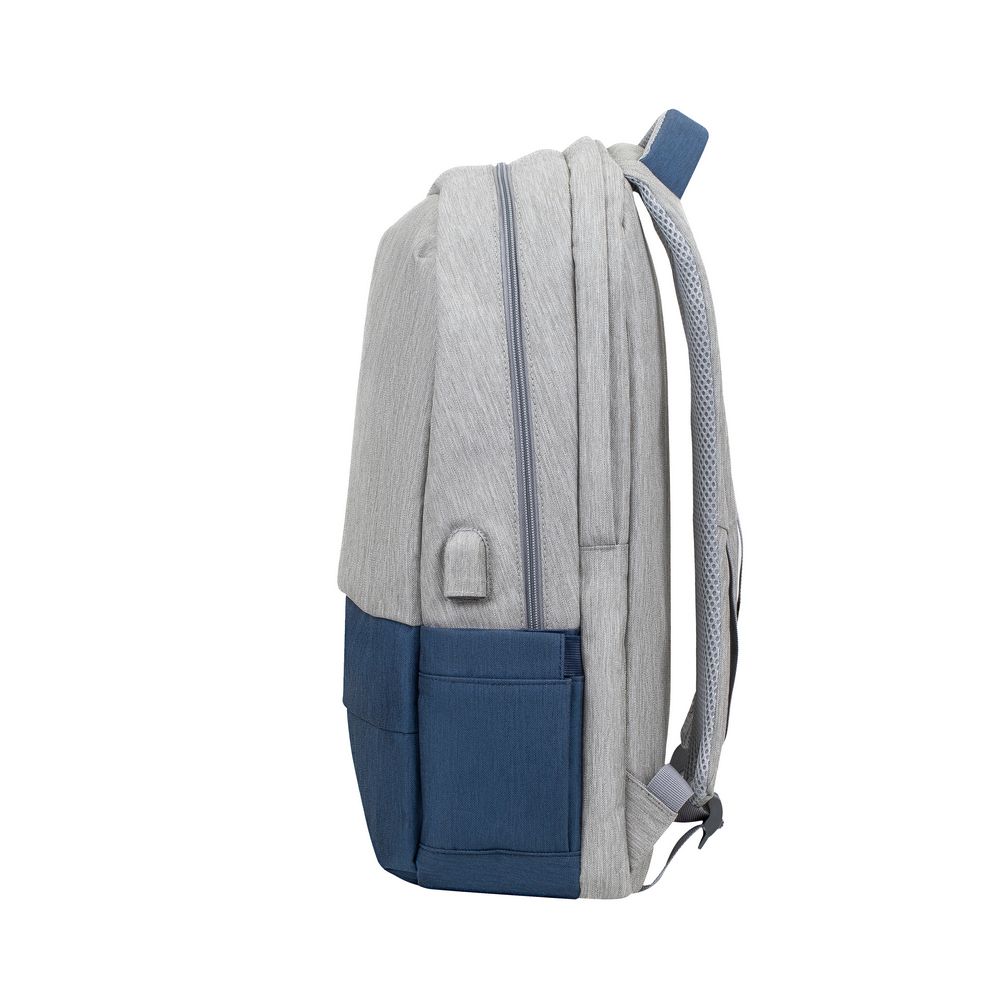Рюкзак для ноутбука 17.3", колекція "Prater" Rivacase 7567 grey/ dark — фото 3