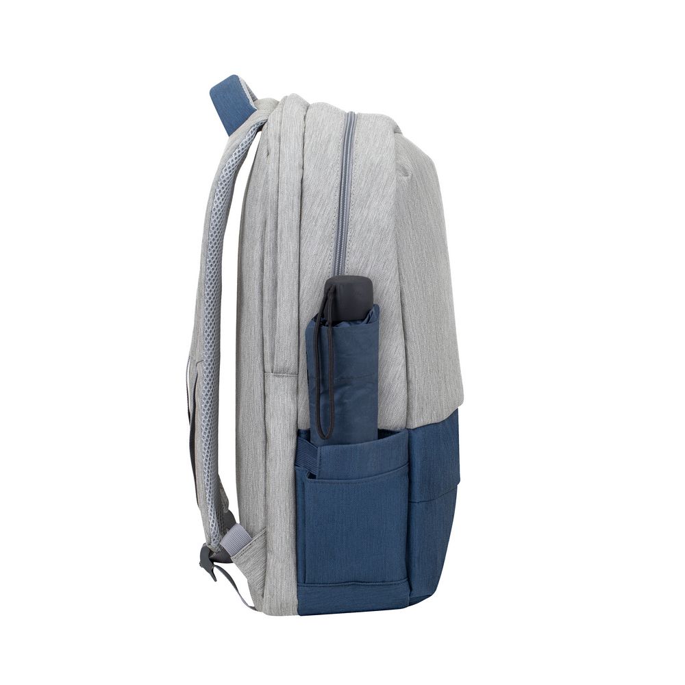 Рюкзак для ноутбука 17.3", колекція "Prater" Rivacase 7567 grey/ dark — фото 6