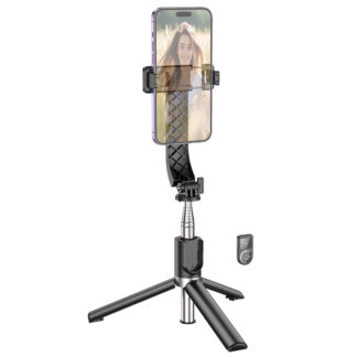 Селфі-трипод Hoco K20 Prior live broadcast holder (98cm) Black