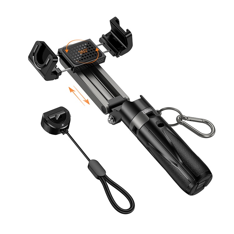 Селфі-трипод HOCO K27 Magic portable mini live broadcast stand (150cm) Black — фото 4