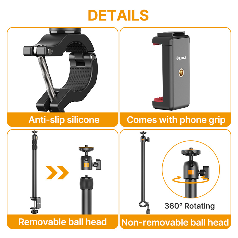 Штатив для світлодіодної панелі Ulanzi Vijim Desktop Extendable — фото 12