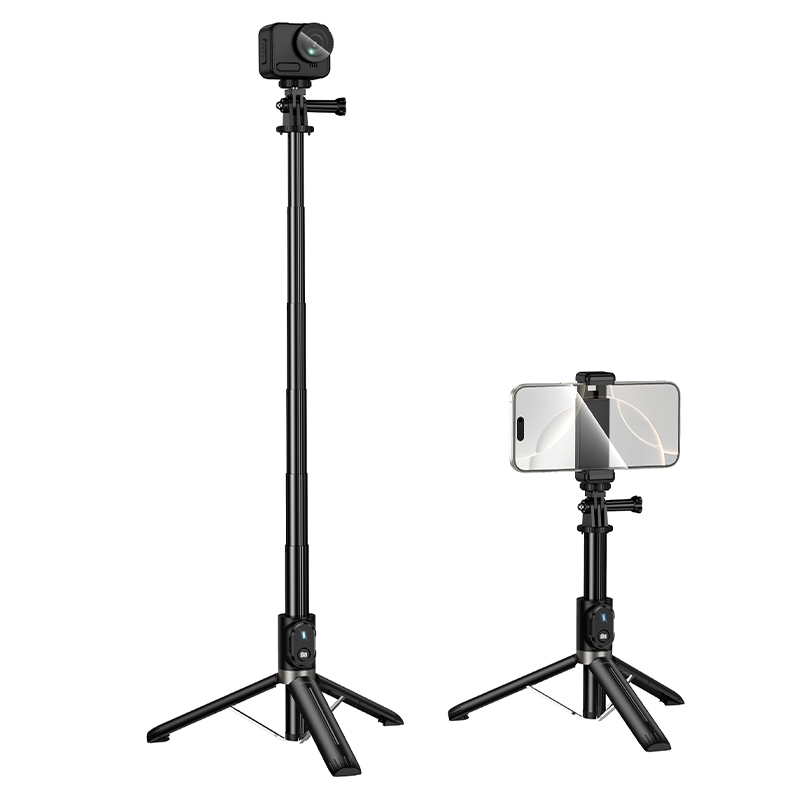Штатив HOCO K101 Prestigio multifunctional tripod Black — фото 4