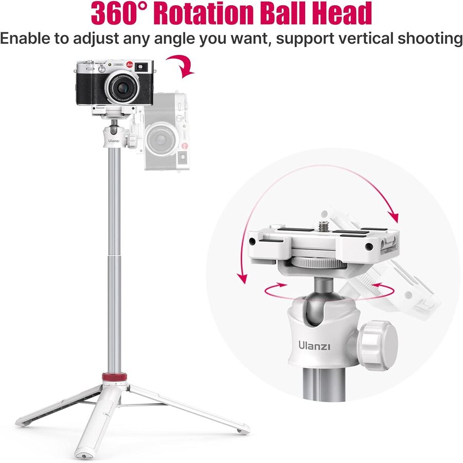 Штатив Ulanzi Vijim Multi-functional Mini Tripod White — фото 6