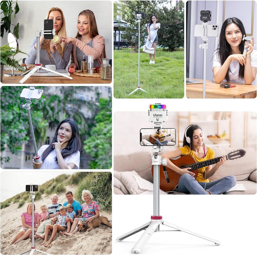 Штатив Ulanzi Vijim Multi-functional Mini Tripod White — фото 9