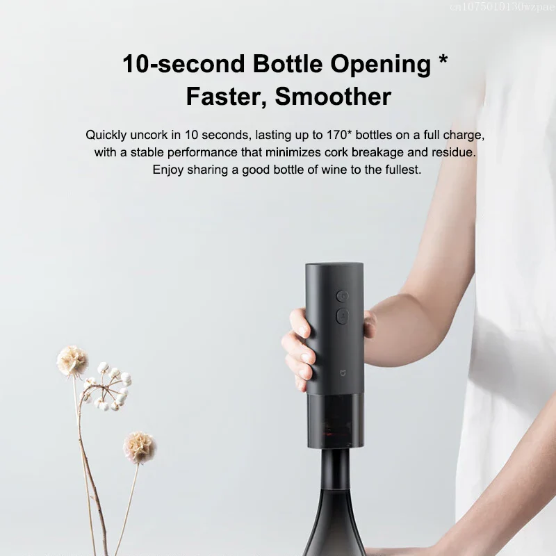 Штопор Xiaomi Mijia Electric Red Wine Bottle Opener — фото 5