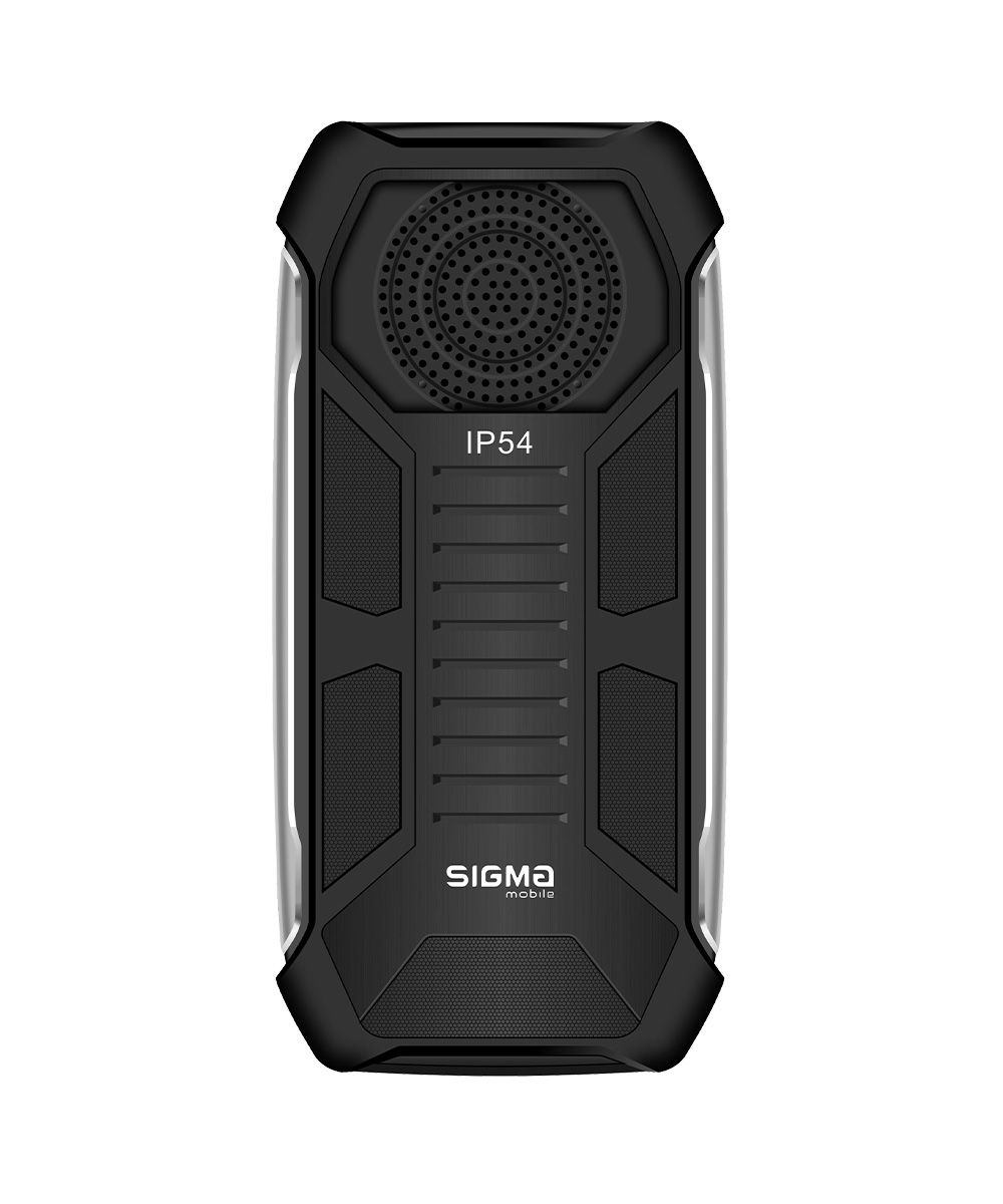 Мобільний телефон Sigma X-style 323 RAIN IP54, 3,2 дюйма, 3000 мА·год, IP54, чорний