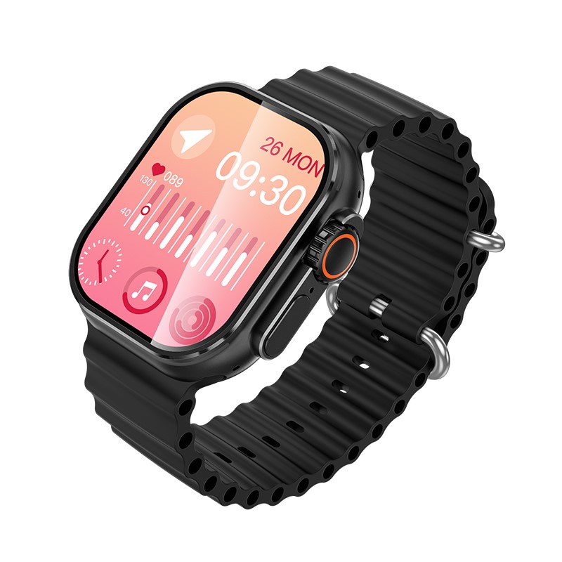Смарт-годинник HOCO Y23 Ultra 51mm. 300 mAh. IP 67 Smart sports watch(call version) Black — фото 3