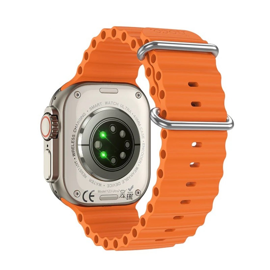 Смарт-годинник HOCO Y23 Ultra 51mm. 300 mAh. IP 67 Smart sports watch(call version) Titanium gold — фото 4