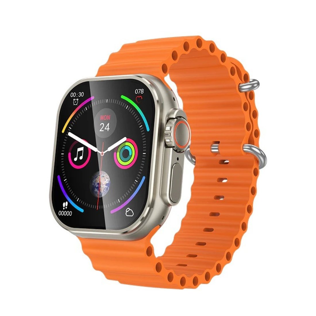 Смарт-годинник HOCO Y23 Ultra 51mm. 300 mAh. IP 67 Smart sports watch(call version) Titanium gold — фото 5