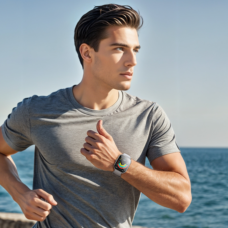 Смарт-годинник HOCO Y28 AMOLED 49mm. 200 mAh. IP67 Smart sports watch (call version) Silver — фото 4