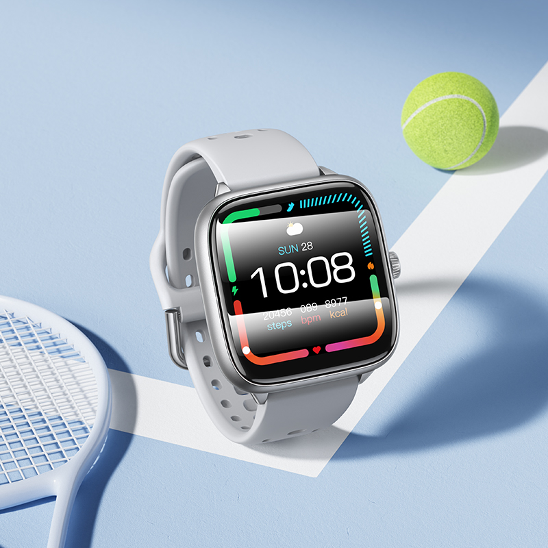 Смарт-годинник HOCO Y36 43mm. 200 mAh. IP67 Smart watch(call version) Silver — фото 6