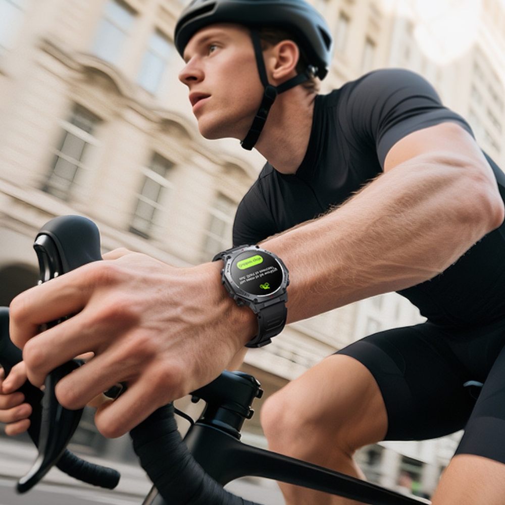 Смарт-годинник HOCO Y37 AMOLED 36mm. 520 mAh. GPS sports watch(call version) Black — фото 11
