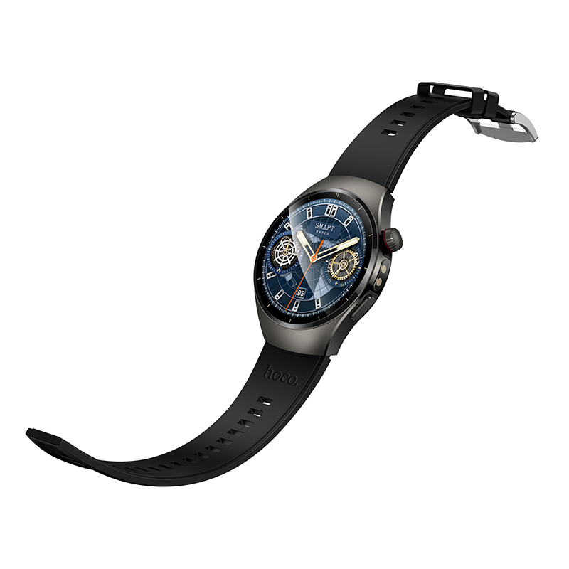 Смарт-годинник HOCO Y40 38mm. 315 mAh. IP68 Smart watch(call version) Black — фото 4