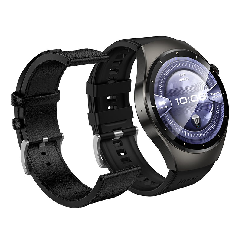 Смарт-годинник HOCO Y40 38mm. 315 mAh. IP68 Smart watch(call version) Black — фото 5