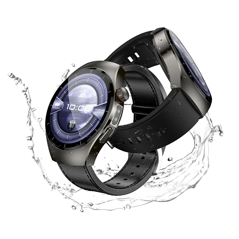 Смарт-годинник HOCO Y40 38mm. 315 mAh. IP68 Smart watch(call version) Black — фото 9
