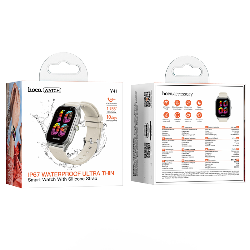 Смарт-годинник HOCO Y41 Smart watch(call version) Silver — фото 3