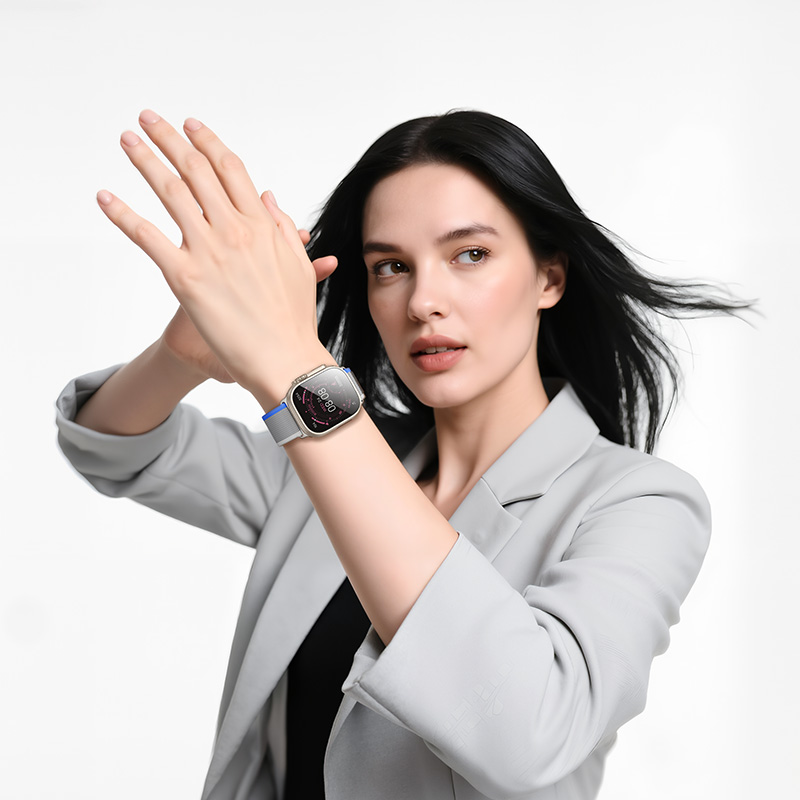 Смарт-годинник HOCO Y42 Ultra 53mm. 260 mAh. IP67 Smart watch(call version) titanium gold — фото 5
