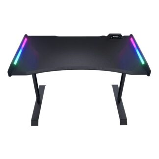 Стіл для геймера, ергономічний дизайн, USB 3,0/Audio хаб, RGB