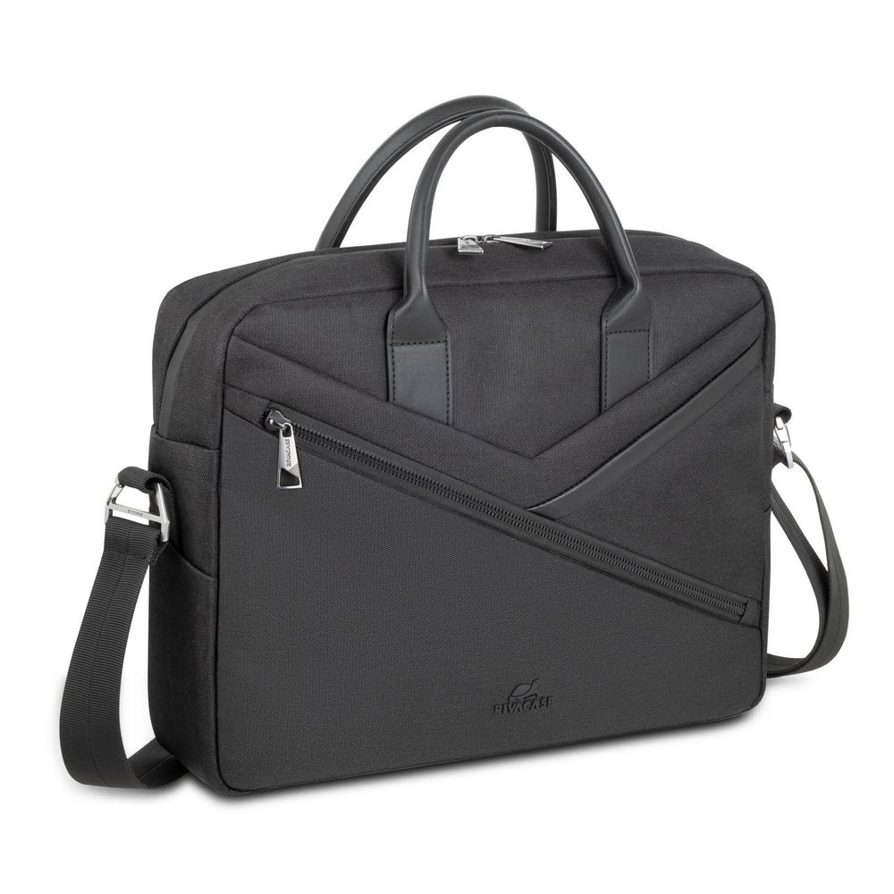 Сумка для ноутбука 15", ECO Колекція "Clark", чорна Rivacase 8124