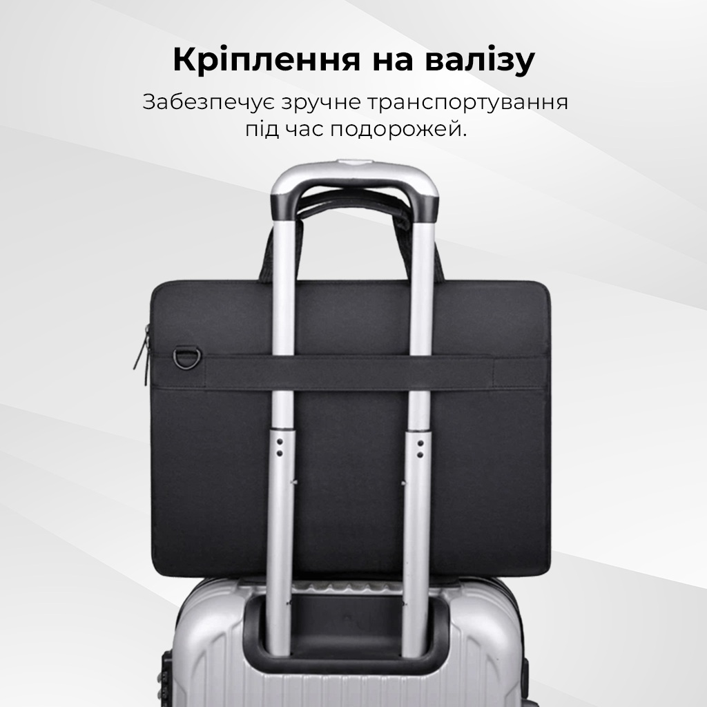 Сумка для ноутбука WIWU Genius Combo Set Black 14" — фото 8