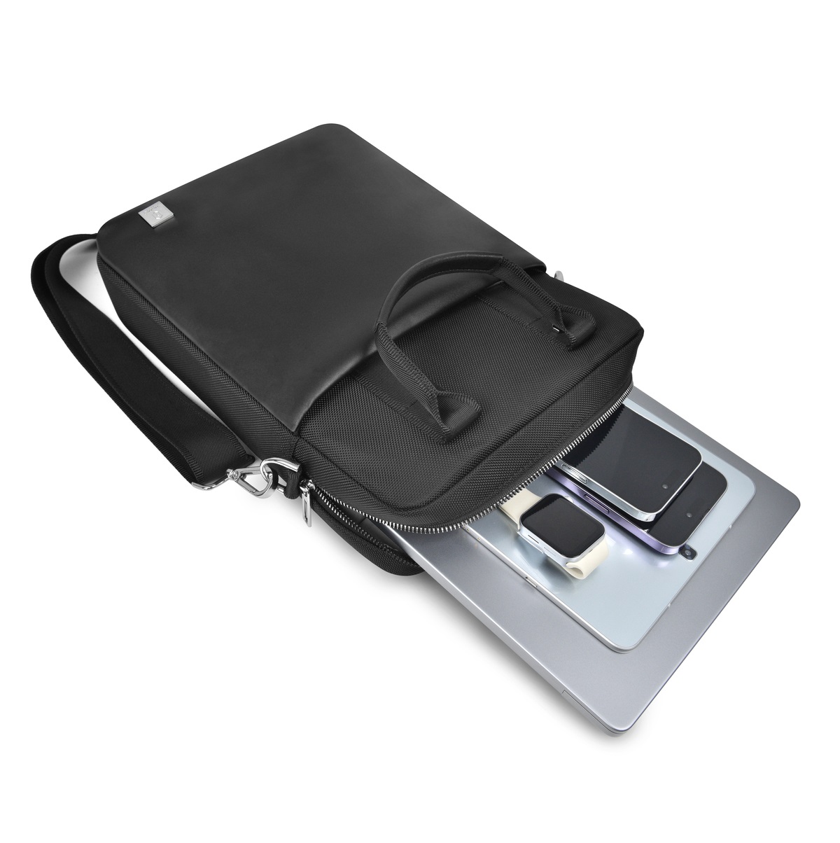 Сумка для ноутбука WIWU Hali Vertical Bag Black — фото 8