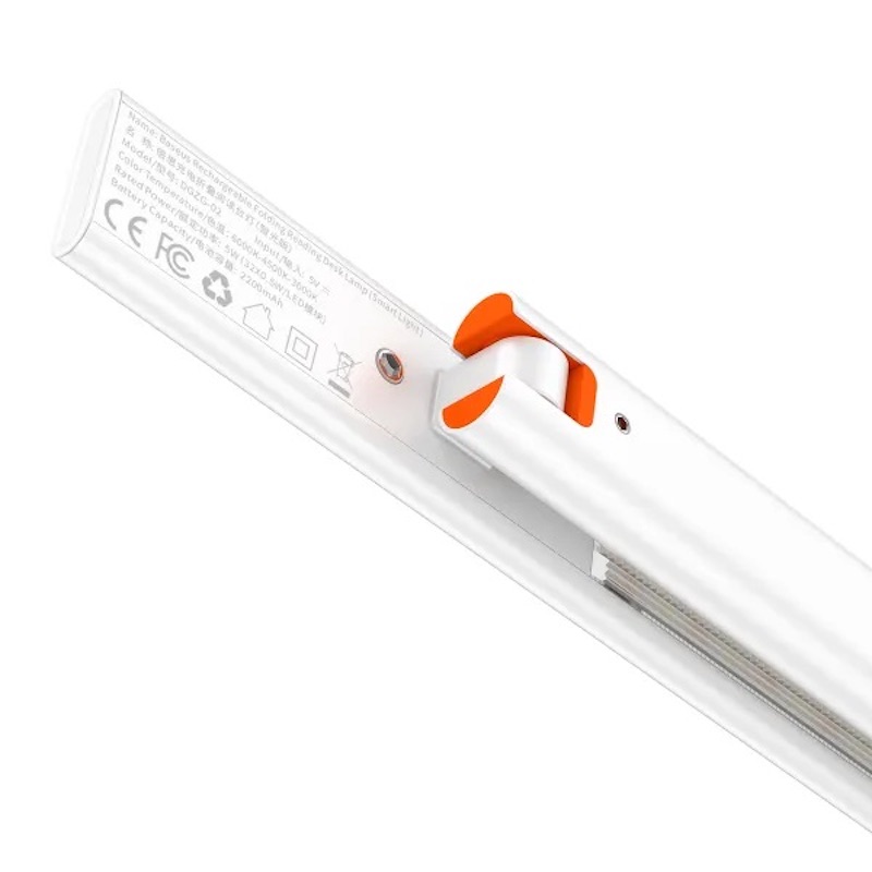 Світильник Baseus Smart Eye Series Charging Folding Reading Desk Lamp (Smart Light ) White — фото 6