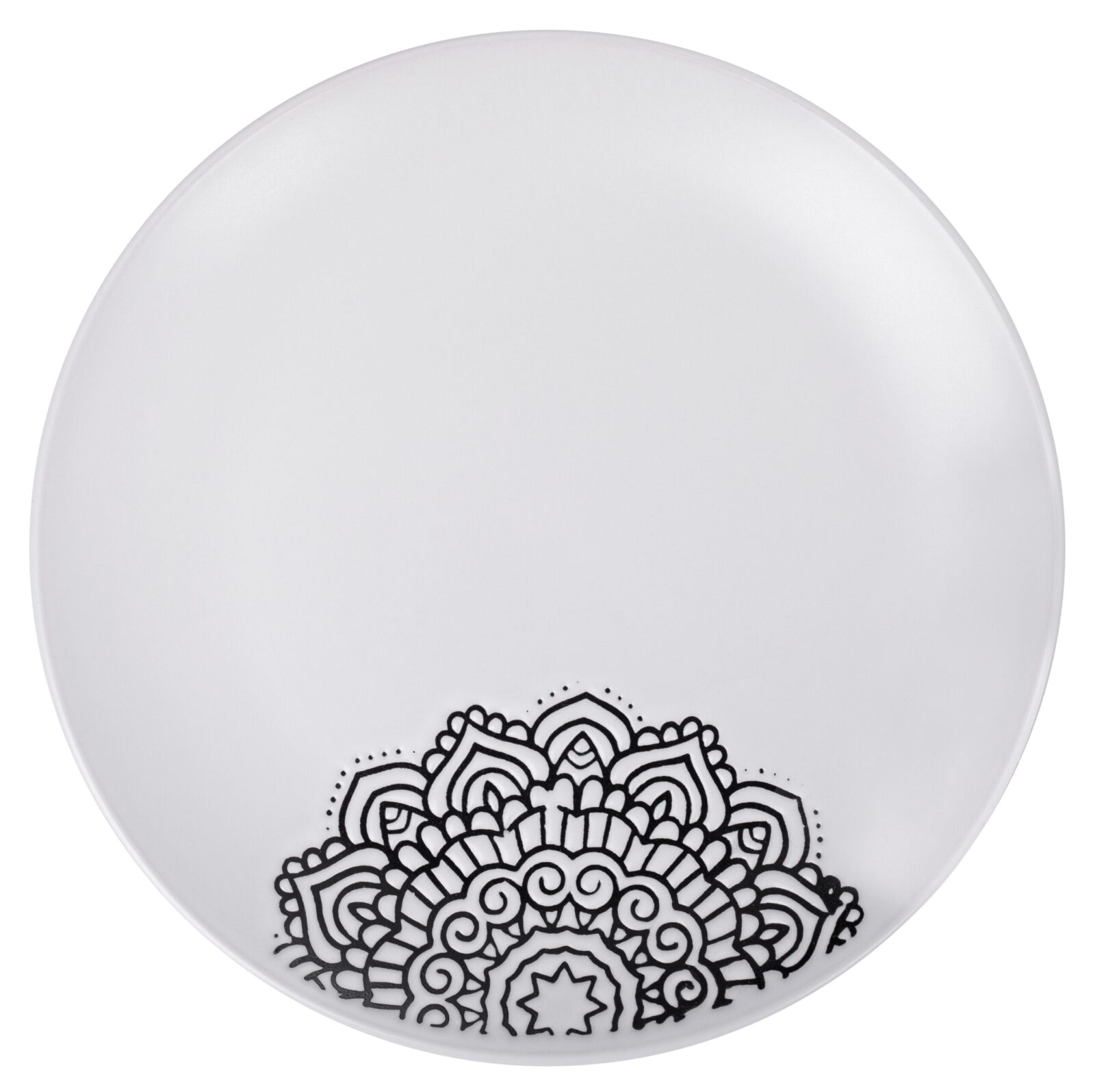 Тарілка обідня LIMITED EDITION Kora біла 25 см
