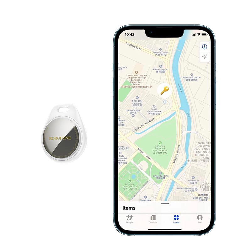Трекер BOROFONE BC100 Ingenioso intelligent positioning anti-lost device White — фото 7