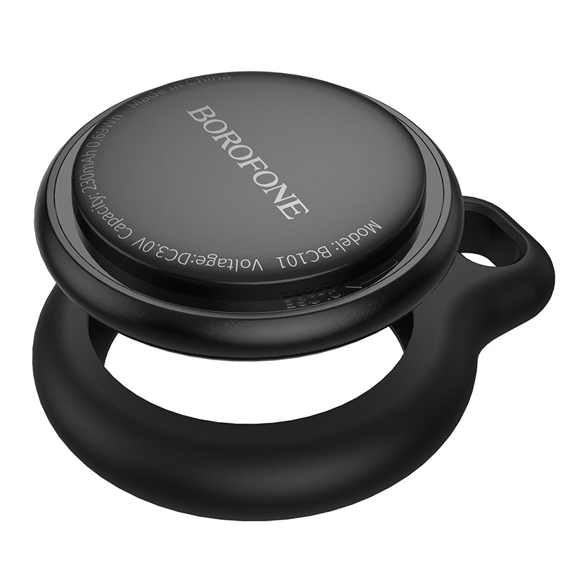 Трекер BOROFONE BC101 Exquisite smart positioning anti-lost device Midnight Black — фото 4