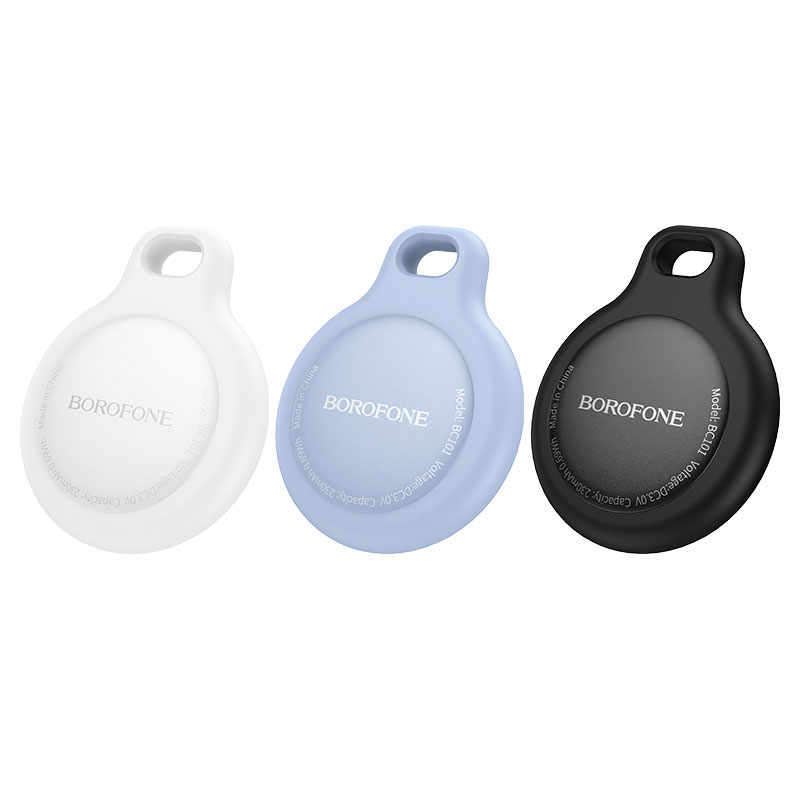 Трекер BOROFONE BC101 Exquisite smart positioning anti-lost device Midnight Black — фото 5