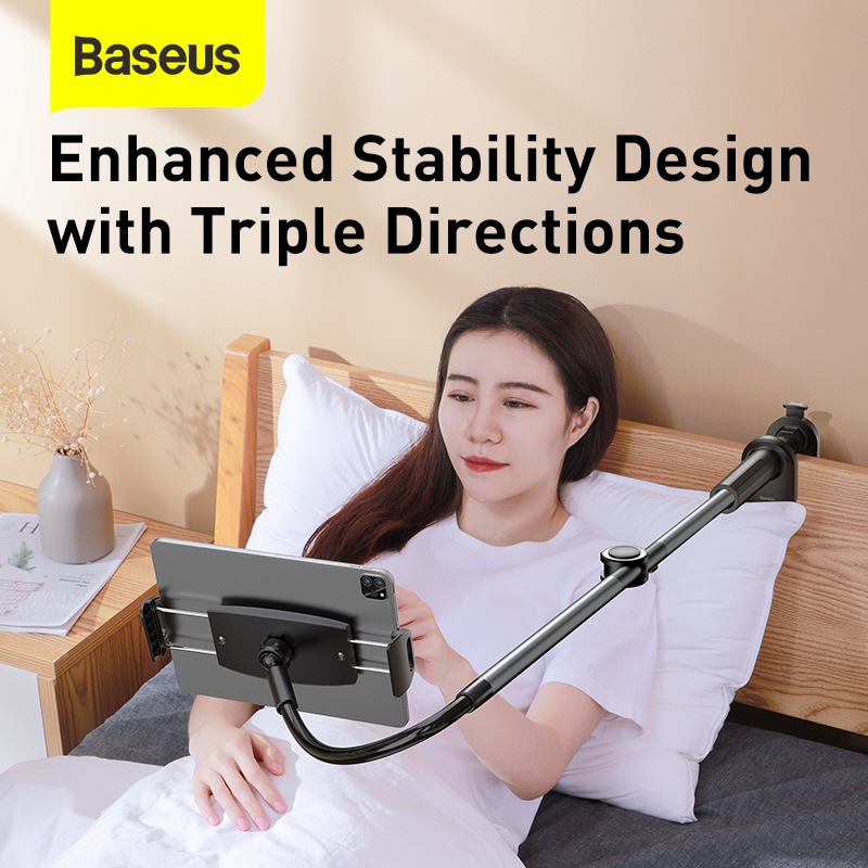 Тримач для планшету Baseus Otaku life rotary adjustment lazy holder Pro(Applicable for phone/ ipad) gray — фото 11