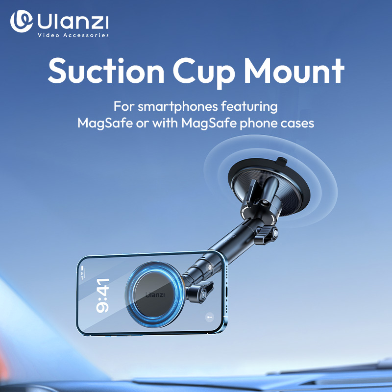 Тримач для смартфона Ulanzi Vijim ZJ06 з присоскою та магнітом MagSafe — фото 10