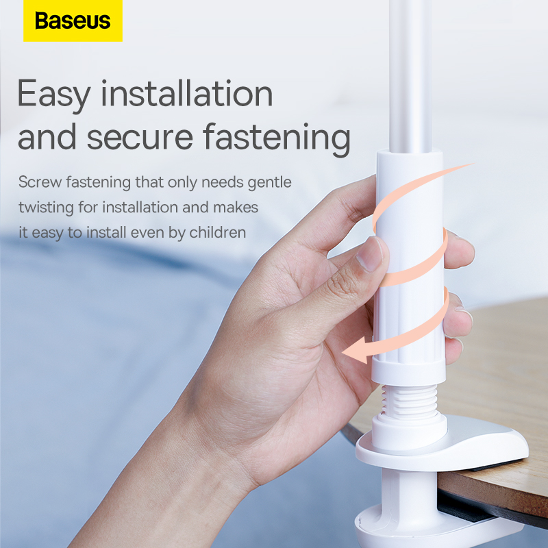 Тримач для телефона Baseus Unlimited adjustment lazy phone holder silver — фото 14