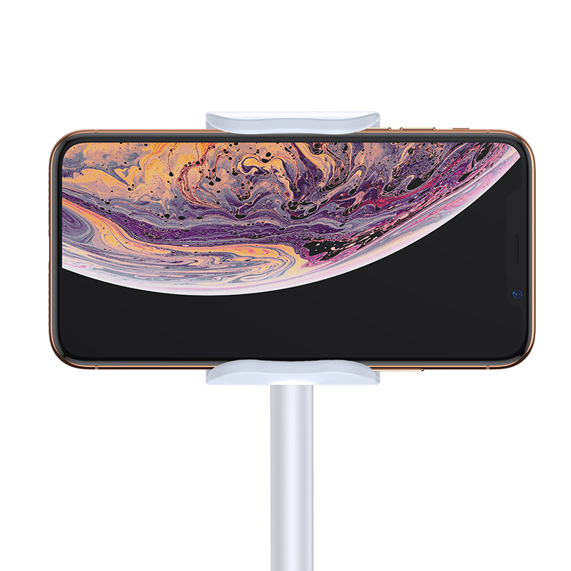 Тримач для телефона Baseus Unlimited adjustment lazy phone holder silver — фото 7