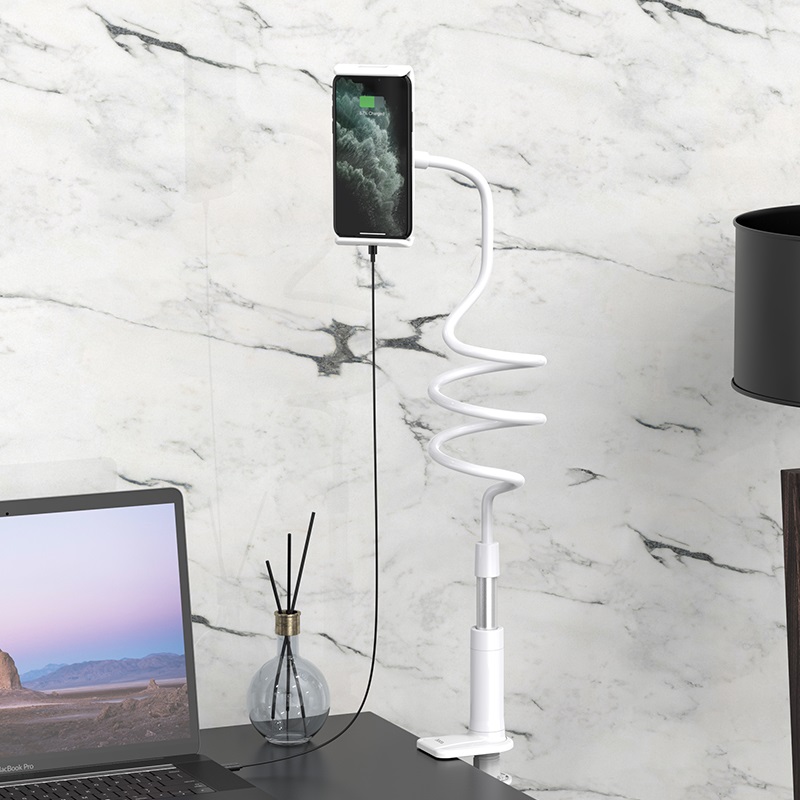 Тримач для телефона HOCO PH24 Balu tablet PC stand Silver+White — фото 8