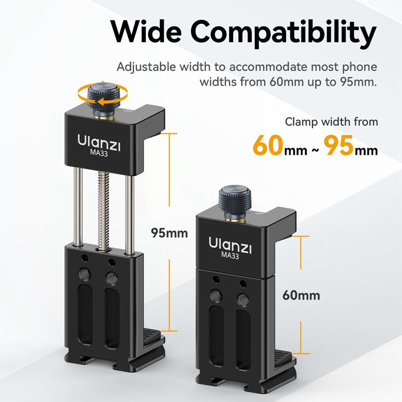Тримач для телефону Ulanzi MA33 Phone Holder Black — фото 10