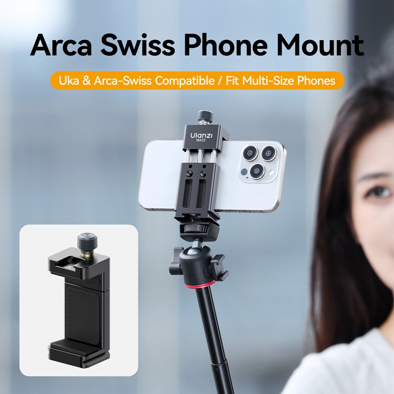 Тримач для телефону Ulanzi MA33 Phone Holder Black — фото 7
