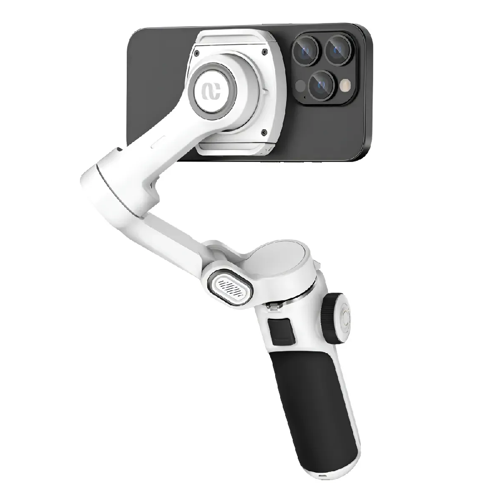 Триосьовий стабілізатор для телефону AOCHUAN Smart P2 White — фото 4