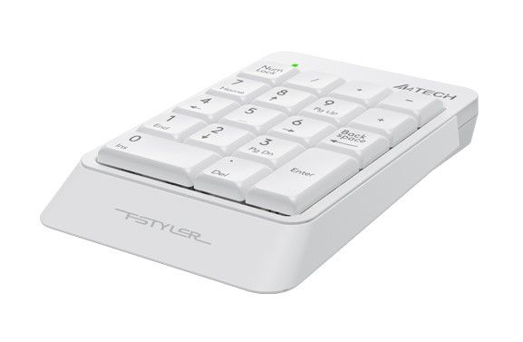 Цифрова USB клавіатура Fstyler, біла A4Tech FK13P білий — фото 4